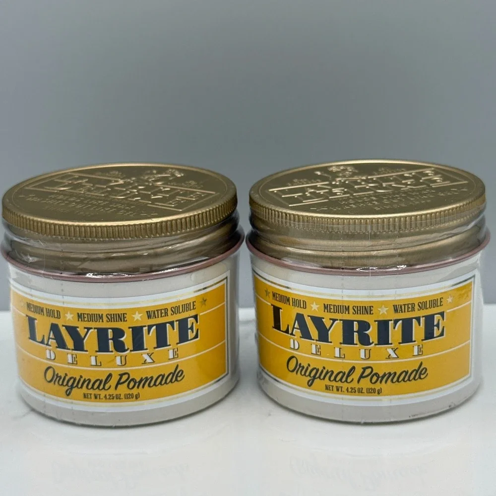 (2 Pack) Layrite Deluxe Original Pomade 4.25 Oz